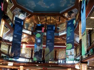 Custom hanging promotional banner signs